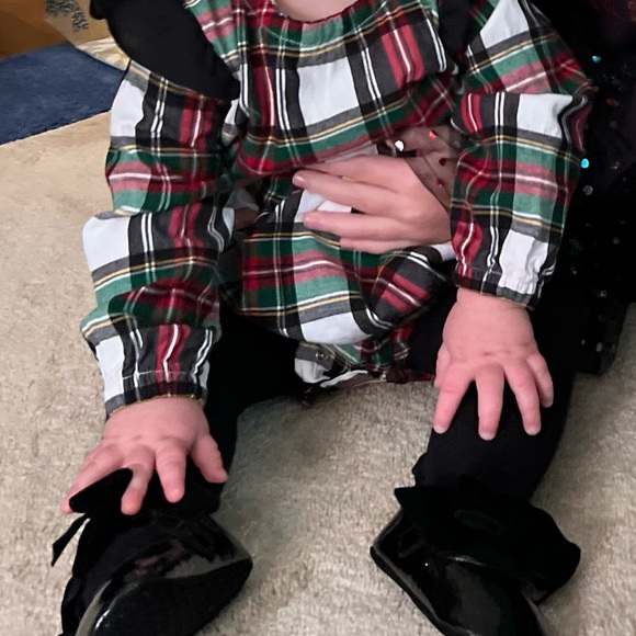 Ruffle butts plaid bubble romper 12-18M - Picture 5 of 9